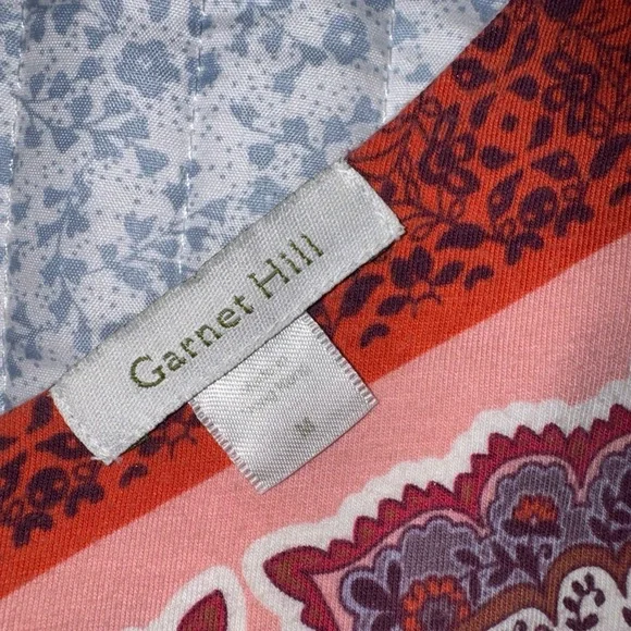 Garnet Hill Multicolor Paisley Maxi Dress - Picture 3 of 3